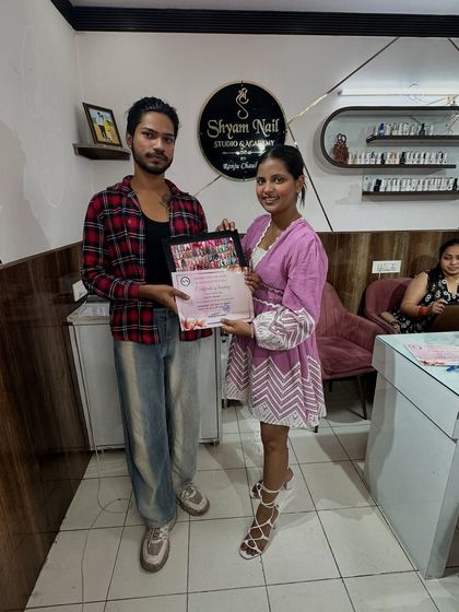 Proud to certify another talented nail artist. Our course is for everyone who has a passion for nails and wants to build a career.