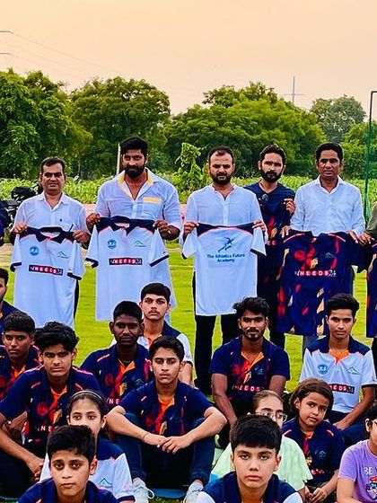 Another shot from our jersey launch event. Our new team kit represents our identity and our ambition.