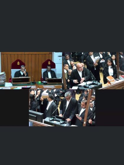 Another view from a Supreme Court hearing. These opportunities to argue and learn are invaluable, and I am extremely grateful for each one.