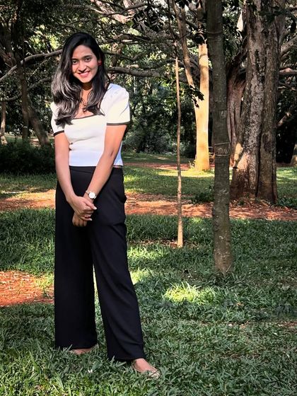 A full-length color photo from a day out in a park.