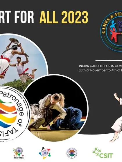 We proudly support the "Sport for All" initiative, which includes events for traditional Indian martial arts like Kalaripayattu and Mallyuddha, under the patronage of TAFISA.