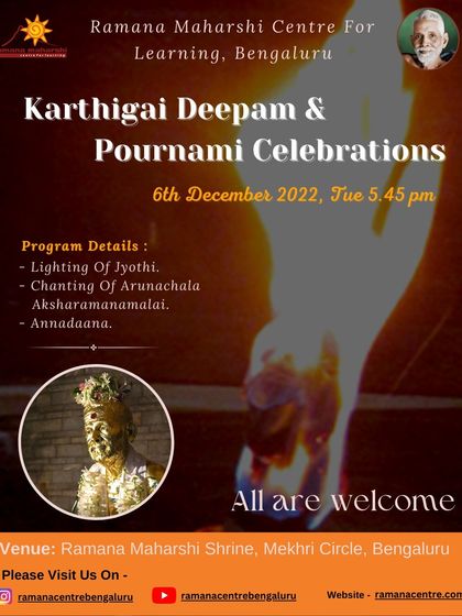 Ramana Maharshi Centre for Learning - Spiritual & Cultural Events Pournami: Full Moon Celebrations photo 28