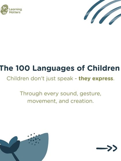 Inspired by the Reggio Emilia approach, we believe in "The 100 Languages of Children." Children do not just speak; they express themselves through every sound, gesture, movement, and creation, each a valid and vital form of communication.