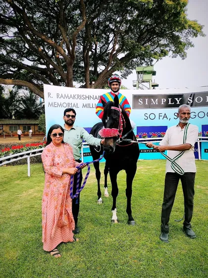 'African Gold', winner of The R. Ramakrishnan Memorial Million.