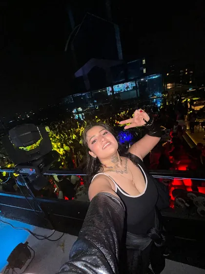 Another happy moment from my New Year's Eve set, capturing the joy and scale of the celebration from my point of view.