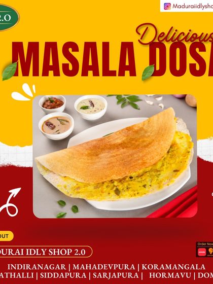 Crispy, spicy, and oh-so-delicious. Relish the classic Masala Dosa with us.