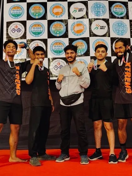 This is what teamwork and hard work look like. We are incredibly proud of our fighters bringing home medals from the WAKO open state tournament. We train together, we win together.