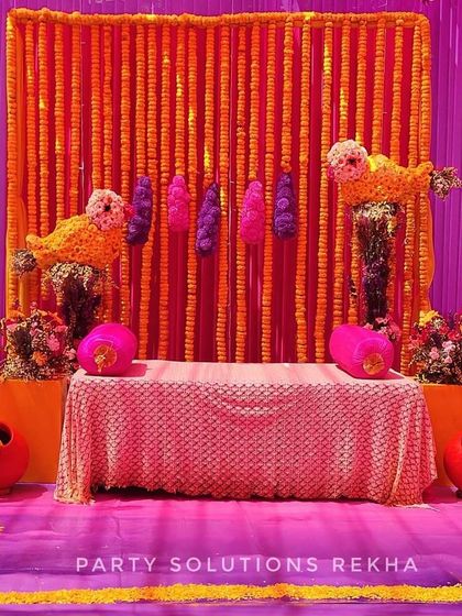 Party Solutions Rekha - Wedding Decor Vibrant Haldi & Mehendi Ceremonies photo 8