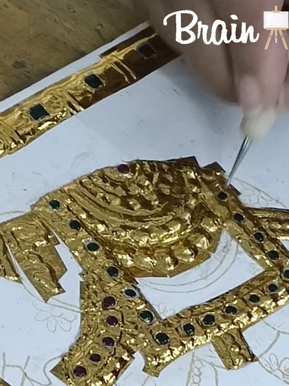 BrainArt Studio - Adult Art & Craft Workshops Tanjore Painting: The Royal Art photo 29
