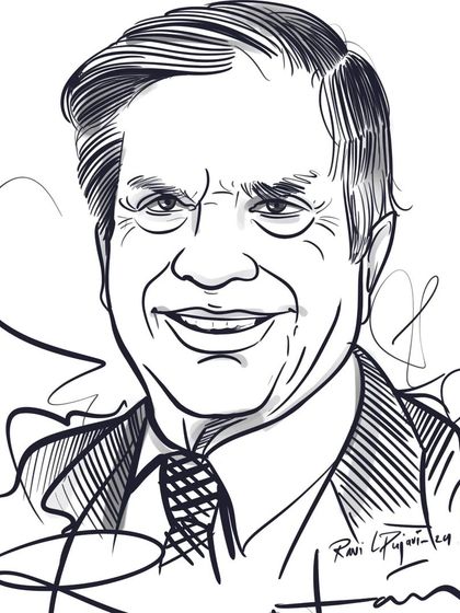 A respectful portrait sketch tribute to the late Ratan Tata. This drawing was my way of honoring his legacy and contribution to India.
