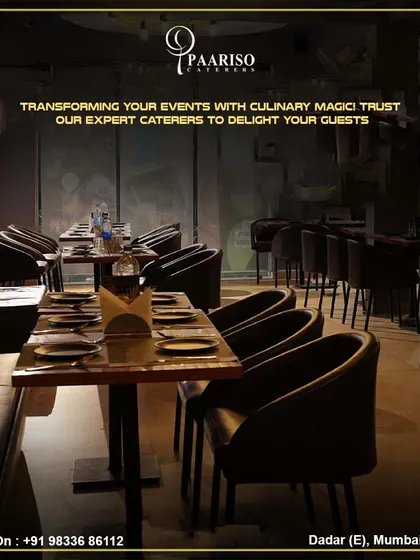 For smaller, more intimate business meetings or dinners, we create a refined restaurant-style atmosphere. The focus is on comfort and class, allowing your team to connect over a great meal.