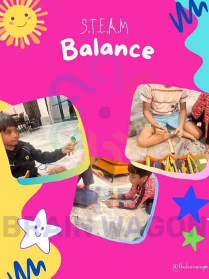 A closer look at the balancing toys our little scientists created. This STEAM activity combined art with engineering, as they decorated their creations after figuring out how to make them balance perfectly.