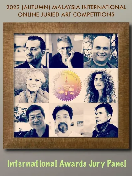 I was honoured to be selected as a member of the international jury panel for the 2023 Malaysia International Online Juried Art Competition, alongside artists from Spain, Myanmar, and China.