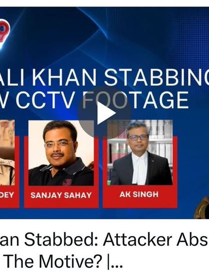 On a live NewsX debate, I discussed the investigation into a high-profile robbery and stabbing case, analyzing the evidence as it emerged.