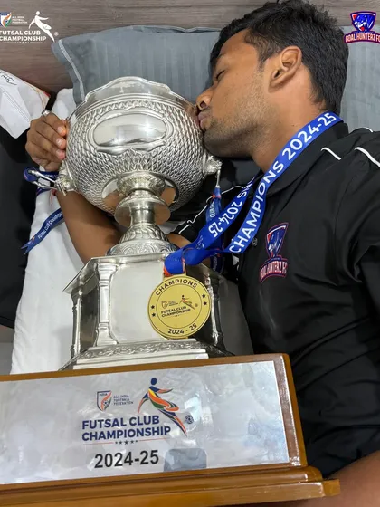Waking up a champion. The feeling of bringing the AIFF Futsal Club Championship trophy home is indescribable.