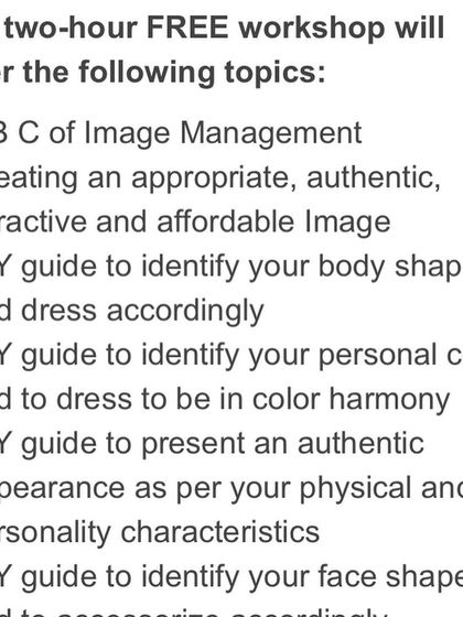 Akshaya Murali - Personal Styling & Image Consulting Online Workshops & Coaching photo 13