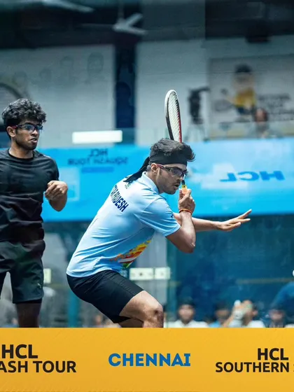 Intense action from the HCL Southern Slam in Chennai. Our players are trained to fight for every single point.