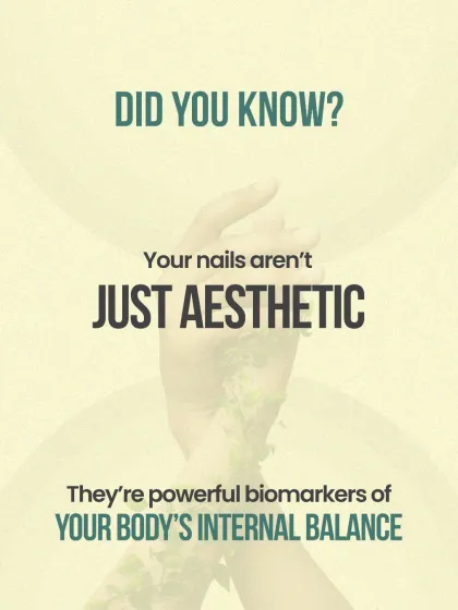 Did you know your nails are powerful biomarkers of your body's internal balance? Changes in your nails can indicate deeper health issues, which is why a proper diagnosis is crucial.