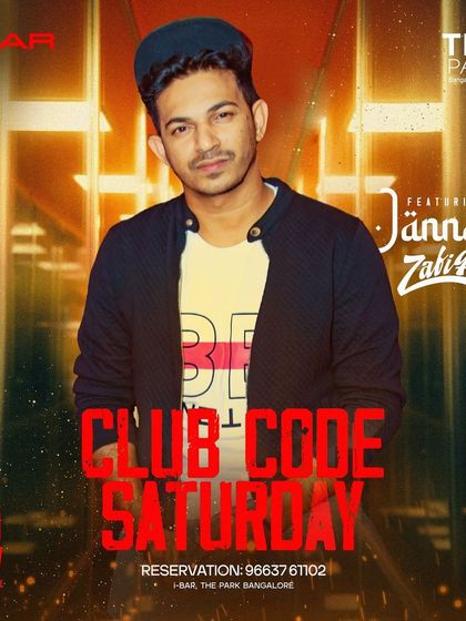 A "Club Code Saturday" at i-Bar, The Park Hotel, one of Bangalore's premium nightlife destinations.