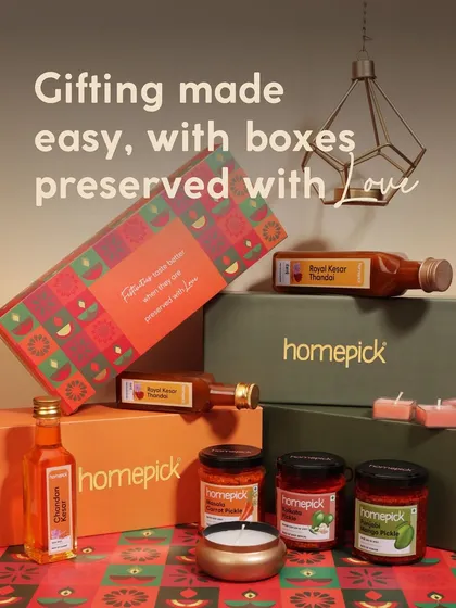We make gifting easy with boxes preserved with love. Our range includes pickles, syrups, and candles, all beautifully packaged for any occasion.