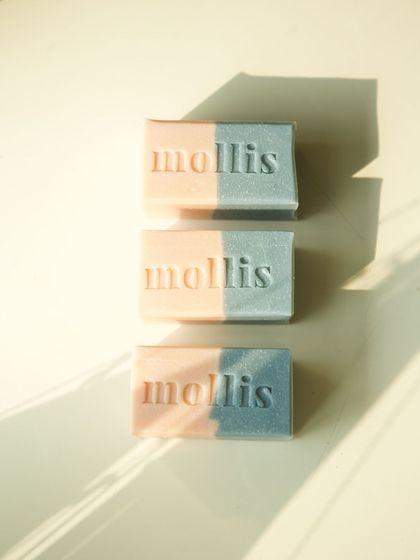 Three 'Sweet Sage' bars lined up, ready to pamper and refresh.