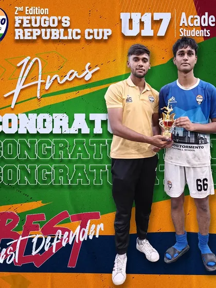 Anas, recognized as the Best Defender for his rock-solid defense in the U-17 tournament.