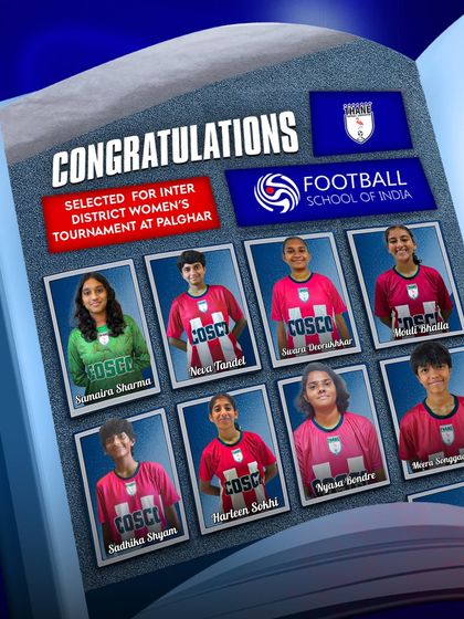 From our academy to the district team. Congratulations to our girls selected for the Inter District Women's Tournament in Palghar.