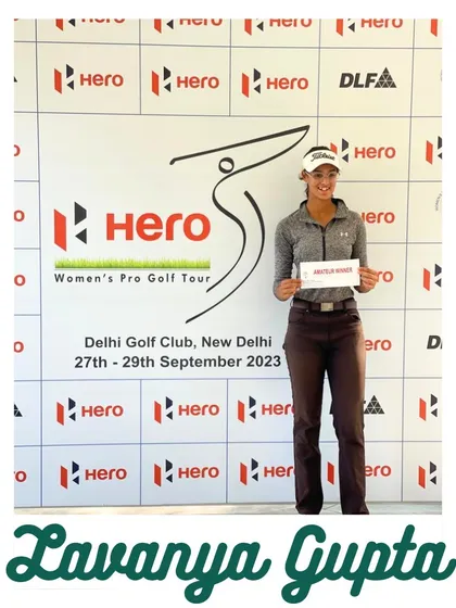 This is Lavanya Gupta, a talented young golfer I have the pleasure of working with. Her dedication and grit are truly inspiring.