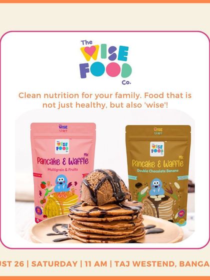 The Wise Food Co. offers clean nutrition for the whole family, like their pancake and waffle mixes. It's food that's not just healthy, but also wise and delicious.