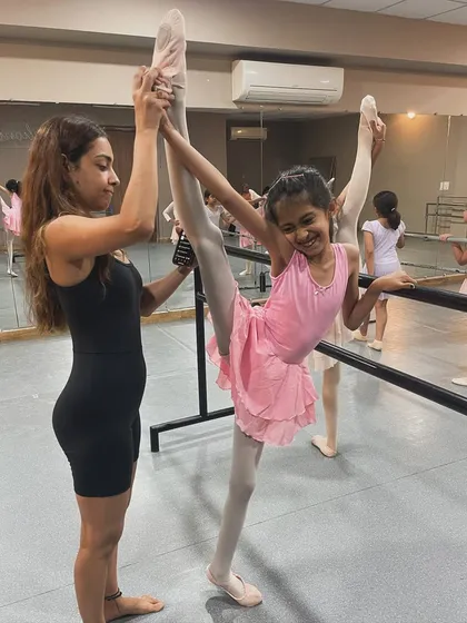 We celebrate every milestone, big or small. This incredible display of flexibility is the result of consistent practice and personalized guidance. We are so proud of our students' dedication to pushing their limits.
