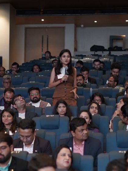 Another shot from the audience Q&A. The conversations that followed my talk were a powerful reminder that many people feel the pull to do something more creative and purposeful.