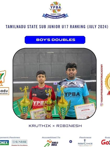 Yadav Pro Badminton Academy - Student-Athlete Development Program National & State Level Champions photo 45