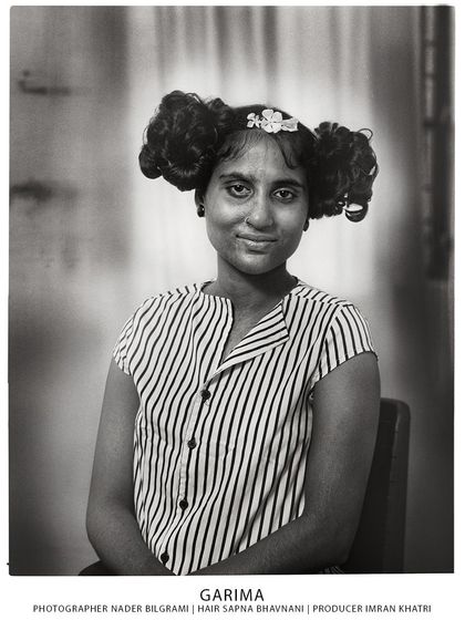 This is Garima. Her playful hairstyle reflects her spirit. It's a joy to witness these women find new ways to express themselves and share their stories with the world.