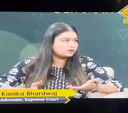 Making a point during the discussion on defamation.