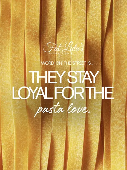 Word on the street is, they stay loyal for the pasta love. Once you try my handmade pasta, you'll understand why.
