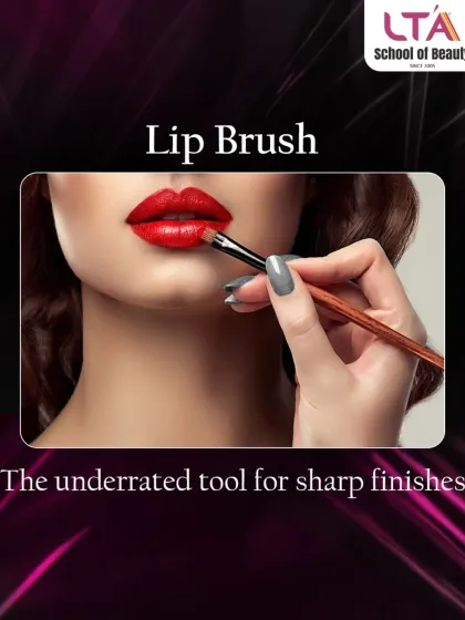 A Lip Brush is an underrated tool for achieving a sharp, professional finish. It allows for precise application of lipstick, ensuring clean lines and even coverage.