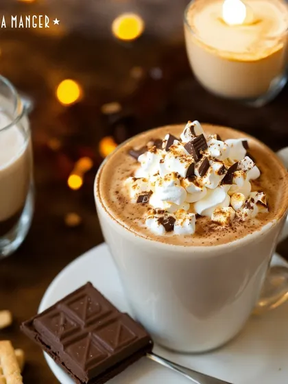 A cozy cup of hot chocolate from Pret A Manger. During colder months, our cafes provide a warm and inviting atmosphere to work or relax in comfort.