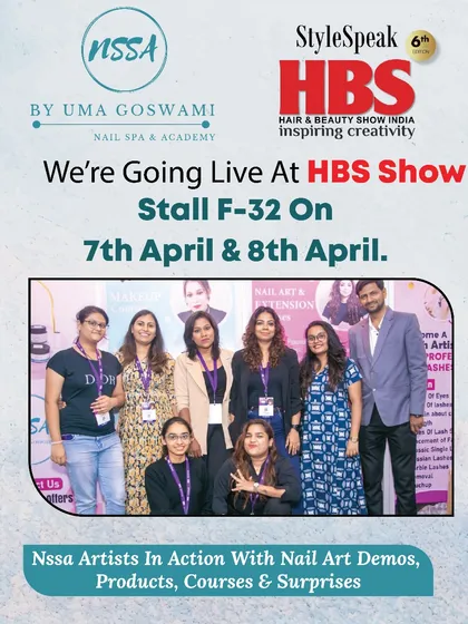 This was our official announcement for the HBS Hair & Beauty Show. We invited everyone to visit our stall for live demos, product discounts, and course information.