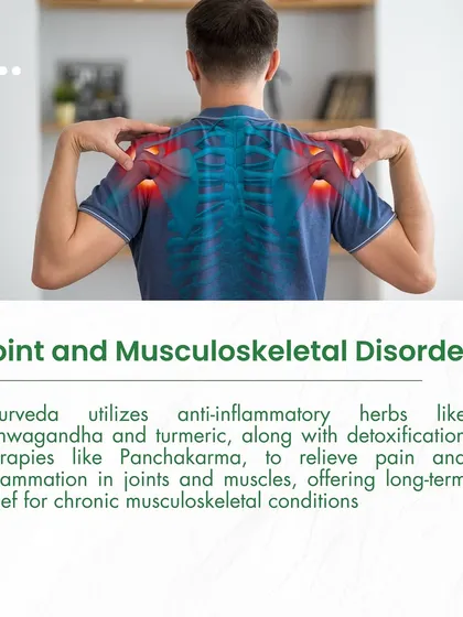 For joint and musculoskeletal disorders, we utilize anti-inflammatory herbs and detoxification therapies. This helps to relieve pain and inflammation, offering lasting relief for chronic conditions.