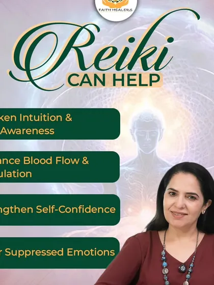 Reiki can help in many areas of life. It awakens intuition, improves circulation, strengthens self-confidence, and helps clear suppressed emotions that hold you back.