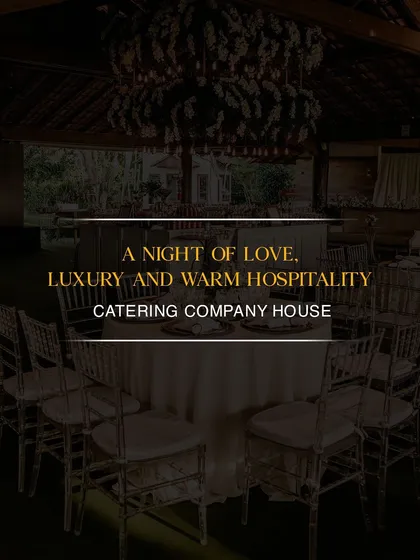 We believe in creating a night of love, luxury, and warm hospitality. This image captures the elegant ambiance we help create for your most special celebrations.