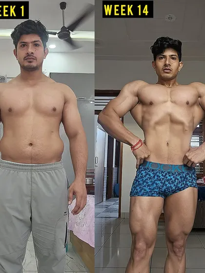 Struggling with stubborn love handles? You're not alone. My client Deepak thought his were genetic and would never go away. In just 14 weeks, we proved that theory wrong by focusing on overall fat loss through quantified nutrition, completely transforming his physique.