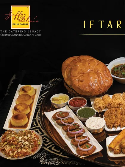 The Grand Iftar Thaal is a feast for sharing, bringing together a lavish spread of our festive favorites. It features a variety of kebabs, curries, breads, and desserts, perfect for celebrating with family and friends.