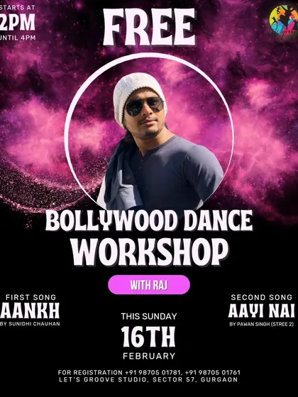 Yes, you read that right, it's a FREE Bollywood dance workshop. We love giving everyone a chance to experience the fun, so we often host free sessions with our instructors. Keep an eye out for the next one.