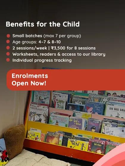 This straightforward graphic provides all the key details about our after-school program at a glance. It covers benefits like small batch sizes, age groups, session frequency, and access to our extensive library.
