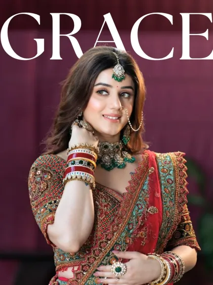 The official cover of GRACE magazine. This timeless bridal look features our signature minimal and subtle makeup style, capturing the essence of grace.