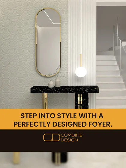 A duplicate of image 259, encouraging clients to step into style with a well-designed foyer.
