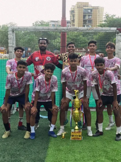 The comeback kings! Our U18 team posing with the trophy after a thrilling victory, showcasing their mental strength and never-give-up attitude.