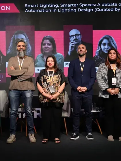 The "Smart Lighting, Smarter Spaces" panel, curated by Women in Lighting India, stands together after a successful and influential debate.