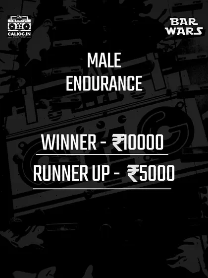 In the Male Endurance category, the stakes are high with a 10,000 rupee prize for the winner and 5,000 for the runner-up. Train hard and prepare to leave it all on the floor.